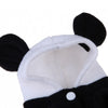 Fleece Panda Ear Hoody Pet Coat